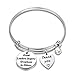 FUTOP Boss Gift Great Leaders Inspire Greatness in Others Keychain Thank You Gift for Supervisor, Mentor (Leader Bracelet)