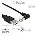 SN-RIGGOR 3-Pack 3.3ft DC 3.5x1.35 mm 5 Volt DC Barrel Jack Power Cable USB to 3.5mm x1.35mm Barrel Power Adapter DC to USB Converter USB to Dc Power Cble USB to DC 3.5mm 1.35mm DC 3.5 mm 1.35 mm