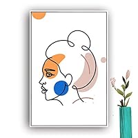 Framed Canvas Wall Art Picasso Poster Print of Woman Canvas Prints Home Artwork Decoration for Living Room,Bedroom - 16x24 inches