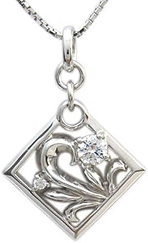 プラチナ ダイヤモンド メンズ ネックレス トライバル 唐草 本店 ペンダント