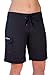 Maui Rippers Women’s 4-Way Stretch 9” Swim Shorts Boardshorts (12, Black)