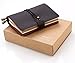 Leather Writing Journal Notebook Refillable, Pocket Vintage Leather Travel Journal Diary 5.2