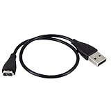 Skque USB Fitbit Charging Cable for Fitbit Charge HR, 10 Inch, (1 Pack)