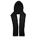 City Hunter H310 6 Ways to wear Hood Scarf Version 2 (Black)