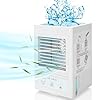 Fitfirst Climatiseur Mobile Silencieux avec 5000mAh Batterie Rechargeable, Mini-Refroidisseur d’air Personnel à…