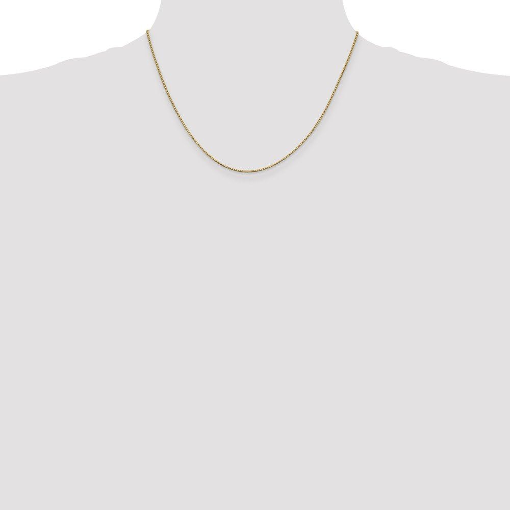 14k Yellow Gold .95mm Solid Box Chain 