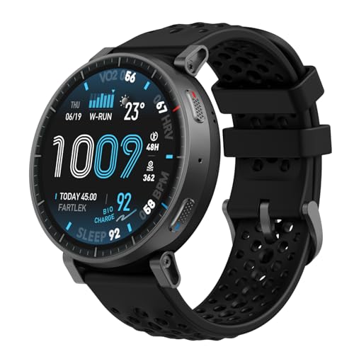 Active Max 48mm Smartwatch 1,5'' AMOLED, 25 Giorni Autonomia, Mappe Offline, NFC, GPS, 4GB di Memoria, 170+ Sportive, 5 ATM, Monitoraggio Fitness, Sonno & Battito per Android/iPhone