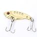NUOMI Blade Lures for Bass Metal VIB Hard Fishing Spinner Baits Treble Hooks Walleyes Trout Fishing Spoons 4 Colors