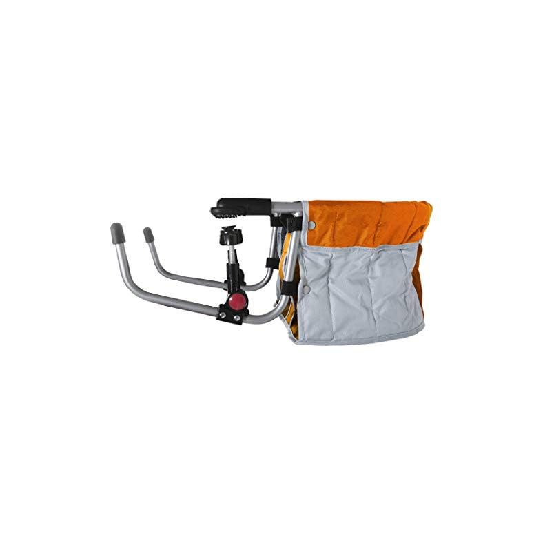 Chaise de Table Hook-On Chair and Portable High Chair (Orange)