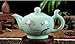 DELIFUR Celadon Handcrafted Porcelain Tea Set Lotus Theme Porcelain Tea Pot Covered Teacup Gongdao Cup From China (Lotus Tea pot)