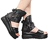 Womens-Sandals-for-Women-Huizhuangshigong-Womens-Summer-Roman-Fish-Mouth-Shoes-Thick-Bottom-Cake-Rivet-Wedge-Sandals