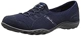 Skechers Sport Women's Breathe Easy Stealing Glances Fashion Sneaker, Navy, 8.5 M US