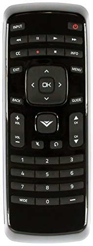 Vizio 0980-0306-0990 (xrt010) tv remote control (black)