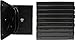 (10) Black Five Quantity DVD Empty Replacement Boxes with Wrap Around Sleeve #DV5R22BK (22mm) (5DVD)