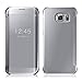 Hovisi Luxurious Shiny Flip Case Cover Samsung Galaxy S8 (Silver)