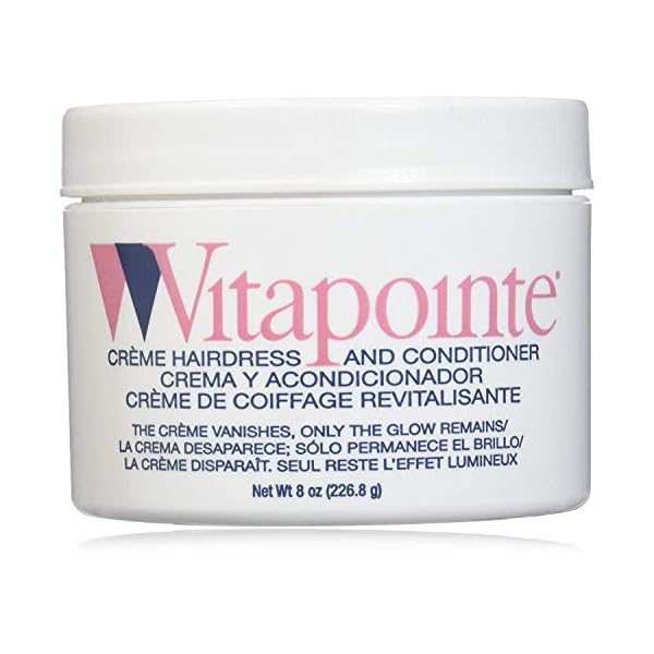 Vitapointe Professional Hair Conditioner, Jar, 8 Ounce Black Hair