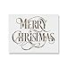 Merry Christmas Stencil - Holiday, Large Christmas Stencils