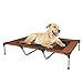 KOPEKS - Elevated Indoor Outdoor Portable Bed - Extra Large Size Brown Color