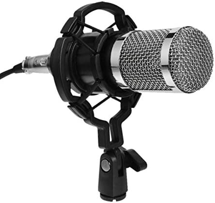 Corneliaa BM800 Dynamic Condenser Microphone Sound Studio Audio Recording Mic with Shock Mount for Broadcasting KTV Singing