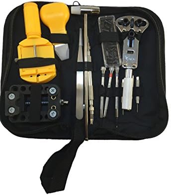 New eMTOA Wider Watch BAND Repair Kit Precision screwdrivers Spring bar replacement tool Watch case opener for waterproof watches Snap case opener Large band Link pin remover Case holder