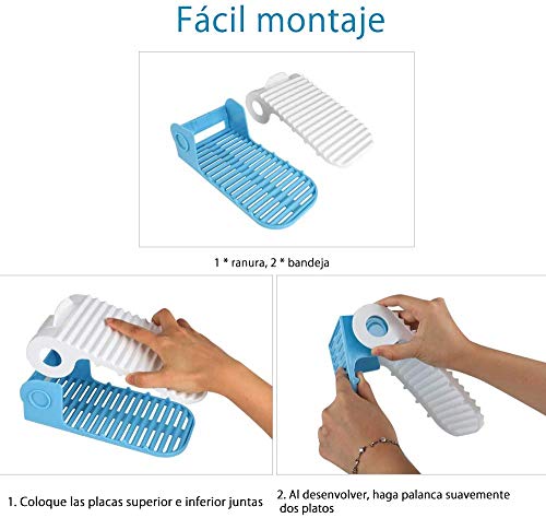 bedee Organizador Zapatos Infantil, Zapateros Niños,Soporte Ajustable de Zapatos Organizar Zapatos,Armarios Zapateros Set de 10 pcs