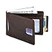 IDEAWIN Slim Bifold Wallet RFID Blocking Genuine Leather Men Front Pocket Wallet