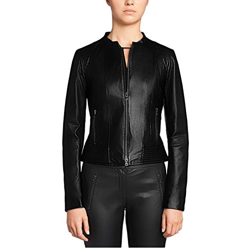 formal leather jacket