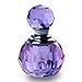 H&D Lavender Vintage Crystal Empty Decor Mini Refillable Perfume Bottle