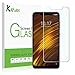 [2 Pack] Xiaomi Pocophone F1 Screen Protector, KATIAN HD Full Coverage Protector[Anti-Scratch] [No-Bubble] [Case-Friendly], 9H Tempered Glass Screen Film Xiaomi Pocophone F1 [Black]