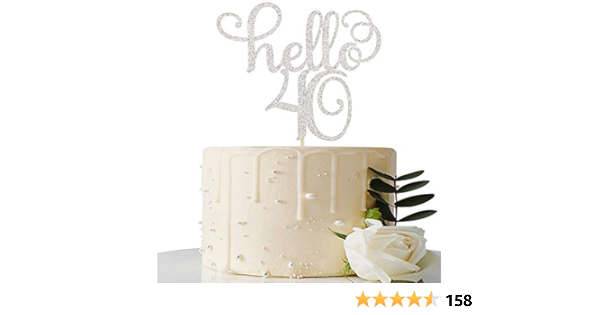 Fournitures De Loisirs Creatifs Figurines Pour Gateaux Betwin360 Tv Humairc 40 Deco Gateau Anniversaire Or 40 Ans Decoration Joyeux Anniversaire Gateau Pour Gateau Anniversaire Or Garcon Fille Hommes Femmes