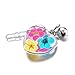 VaporMao Handmade Real Flower Anti Dust Plug/Ear Cap/Cell Phone Charms for iPhone, iPad, iPod, Samusung and Other 3.5mm Ear Jack, Three Flower