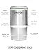 Stainless Steel Can Insulator / Cooler / Holder / Colster - Ergonomic, Double Wall, Vacuum Insulated, 12 oz