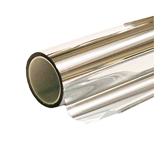 M-Egal 5% Silver Chrome Mirror Reflective Window Film 50cm x 6m Roll Glass Solar Tint silver 50cmx6m