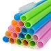 Reusable Smoothie Straws by FUMCare - 20 Pack Extra Long and Wide - Great for Milkshakes and Juices - 10.25