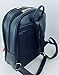 Smilecoco Girl's Candy Leather Bow Backpack Plastic Transparent Beach School Bag, Black