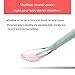 Premium Baby Long Handle Silicone Spoon with Bonus Travel Carrying Case, 5 Perfect Size Feeding Spoon Set BPA Free, Great Baby Gifts Set, Eco-Friendly Packaging