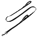 Max and Neo Double Handle Traffic Dog Leash Reflective - We Donate a Leash to a Dog Rescue for Every Leash Sold (Black, 6 FT) primary