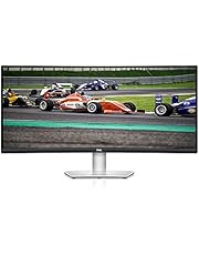 Dell S3422DW - 34-inch WQHD 21:9 Curved Monitor, 3440 x 1440 at 100Hz, 1800R, Built-in Dual 5W Speakers, 4ms Grey-to-Grey Response Time (Extreme Mode), 16.7 Million Colors, Silver (Latest Model)