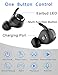 NUATE [2019 Upgrade] True Wireless Earbuds Bluetooth 5.0,TWS Stereo Sound Wireless Headphones,Noise Cancelling Bluetooth Earbuds,Built-in Mic and Magnetic Inductive Chanrging Case,IPX5 Waterproof