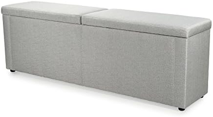 Invicta Interior Design Hockerbank Lyon Grau Braun Fur Boxspringbett Microfaser Bank Sitzbank Mit Stauraum Hocker Truhe Hockertruhe Amazon De Kuche Haushalt