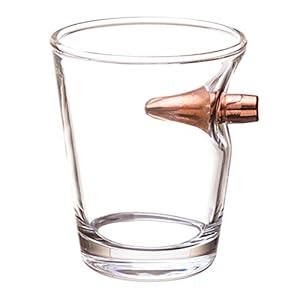 Lucky Shot .308 Real Bullet Handmade Shot Glass – 2oz