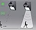 Solar Outdoor Light, Targher 12 LED Waterproof Solar Sensor Light, Bright Solar Security Light for Porch Patio Yard Garden Walkways Deck