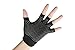 YL TRD V 2 Packs of Non Slip Fingerless Yoga Gloves Exercise Gloves Workout Gloves (Transparent dots)