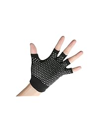 YL TRD V 2 Packs of Non Slip Fingerless Yoga Gloves