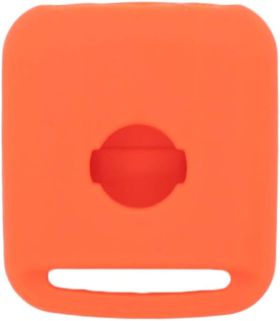 BROVACS Silicone Cover Protector Case Holder Skin Jacket Compatible with NISSAN 2 Button Remote Key Fob CV9502 Orange - Image 3