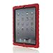 Gumdrop Cases Custom Frame Protective Case for iPad 2/3/4 - Red/Black (CUST-DTPD3-RED_FRM-PD3-BLK)