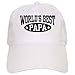 CafePress - World's Best Papa - Baseball Cap with Adjustable Closure, Unique Printed Baseball Hat