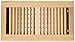 Decor Grates WL612W-U 6-Inch by 12-Inch Wood Wall Register, Unfinished Oak