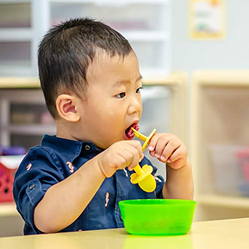 image for EZTOTZ Babyware Made in USA First Self Feeding Spoon Fork Utensil Set 