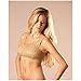 Genie(r) Bra Women's Milana Bra with Lace Overlay and Removable Pads - Nude - Medium
